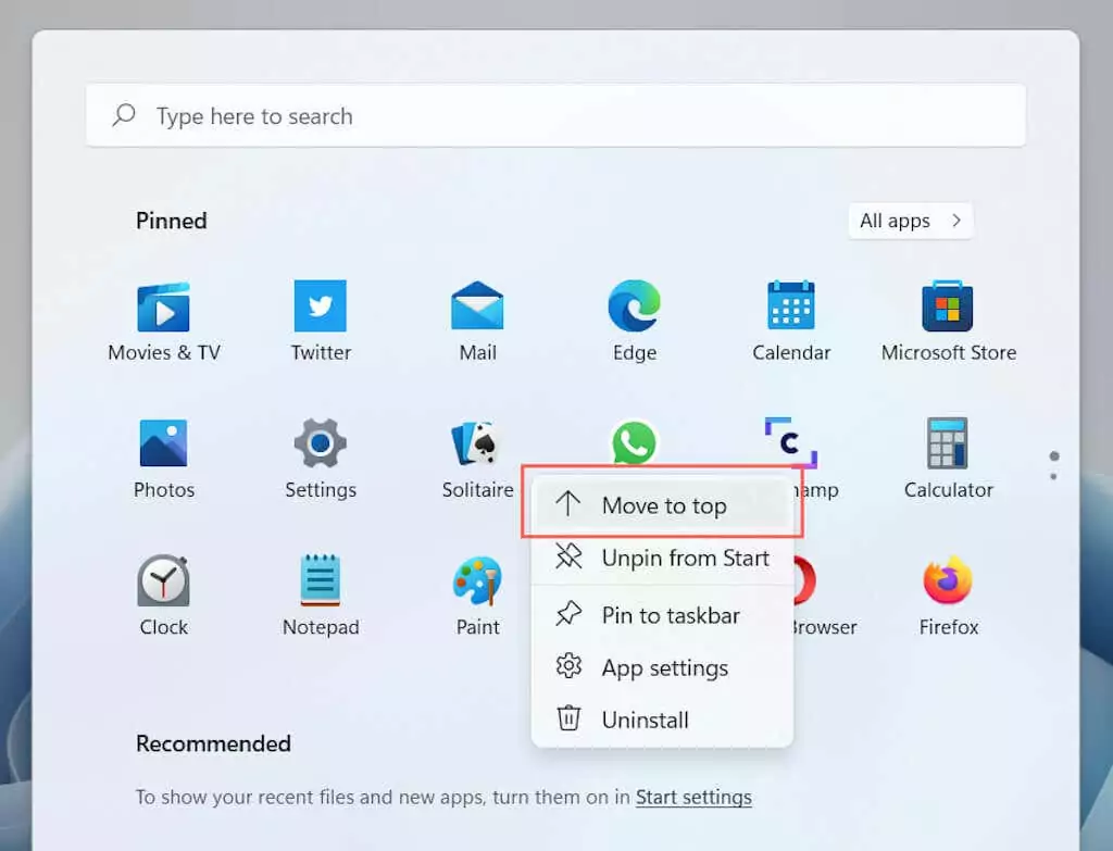 06-Sắp xếp lại ứng dụng - Help Desk Geek Cách tùy chỉnh Start Menu Windows 11 hình 7