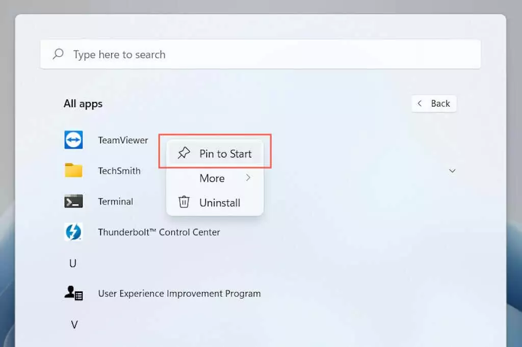 04-Pin-Apps - Bộ phận trợ giúp Geek Cách tùy chỉnh Start Menu Windows 11 ảnh 5