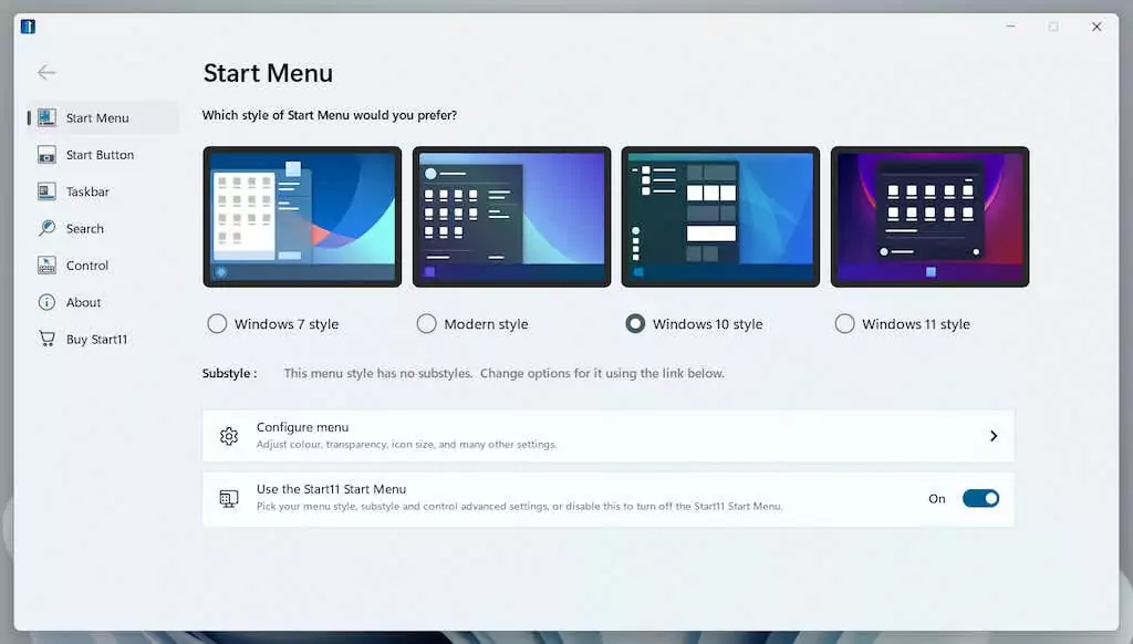 08-Start-Menu-Styles - Help Desk Geek Cách Tùy chỉnh Start Menu Windows 11 hình 9