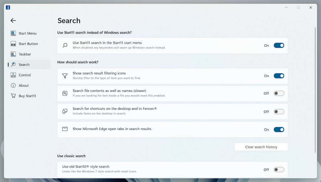 12-Tối ưu hóa-Tìm kiếm - Help Desk Geek Cách tùy chỉnh Start Menu Windows 11 hình 13