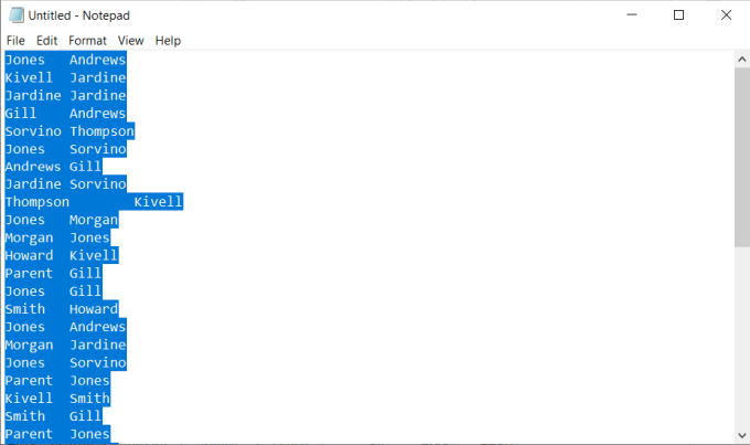 dán dữ liệu vào notepad - Help Desk Geek Cách Gộp Ô, Cột & Hàng Trong Excel Hình 10