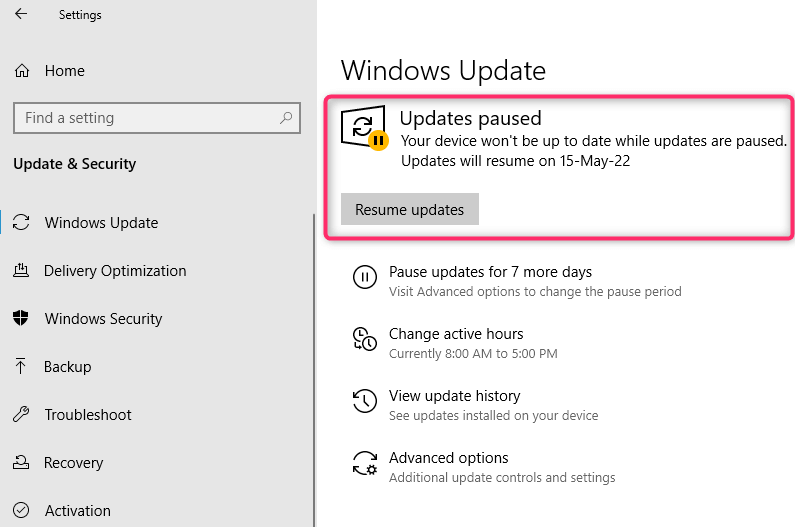 4.-sơ yếu lý lịch-cập nhật - Help Desk Geek Bản cập nhật Windows 11 không hiển thị? 7 Cách khắc phục Hãy thử hình ảnh 5