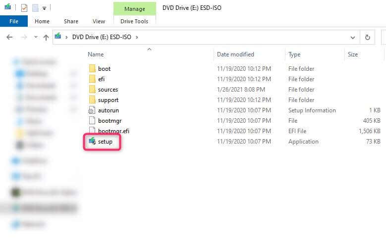 10.-setup-file - Help Desk Geek Bản cập nhật Windows 11 không hiển thị? 7 Cách khắc phục Hãy thử hình 11