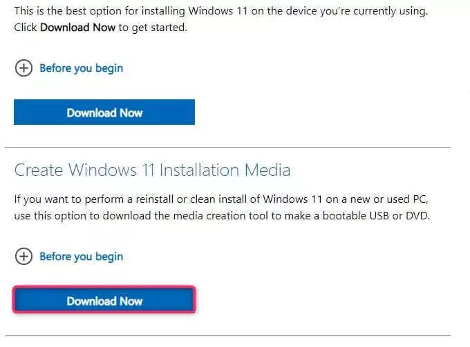 8.-windows-installation-media - Bộ phận trợ giúp Geek Bản cập nhật Windows 11 không hiển thị? 7 Cách khắc phục Hãy thử hình ảnh 9
