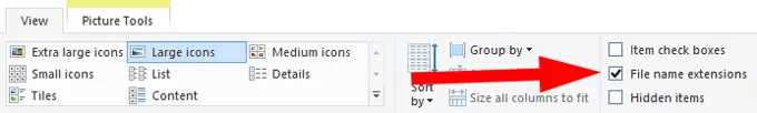 03FileNameExtensions - Mẹo kỹ thuật trực tuyến Cách cài đặt hệ điều hành và GUI trên Raspberry Pi 4 hình 3