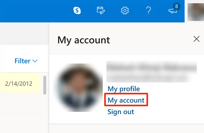 tài khoản của tôi - Help Desk Geek Cách thay đổi mật khẩu Outlook của bạn hình ảnh 2