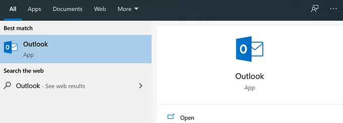 launch-outlook-windows - Bộ phận trợ giúp Geek Cách thay đổi mật khẩu Outlook của bạn hình ảnh 6
