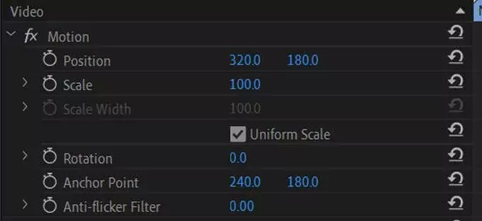 motionrotate - Mẹo công nghệ trực tuyến Cách xoay video trong hình ảnh Adobe Premiere Pro
