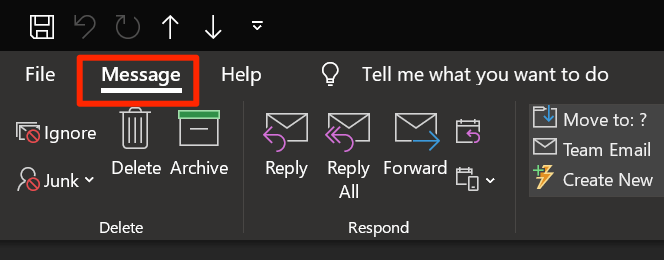 tab tin nhắn - Bộ phận trợ giúp Geek Cách thu hồi email trong Outlook hình 4