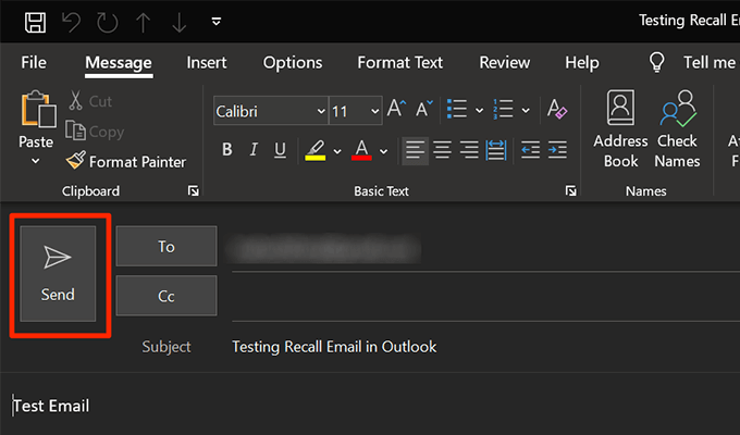 email cập nhật - Help Desk Geek Cách thu hồi một email trong Outlook hình 8