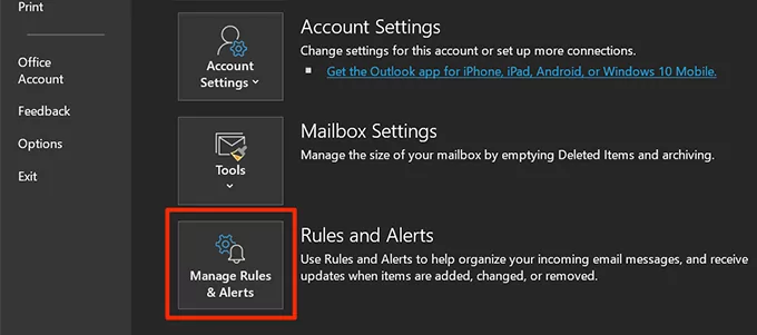 quản lý-outlook-quy tắc - Help Desk Geek Cách thu hồi một email trong Outlook hình 9