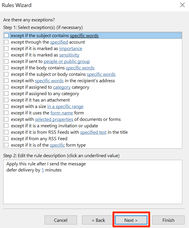 chọn-không-ngoại lệ - Help Desk Geek Cách thu hồi một email trong Outlook hình 17