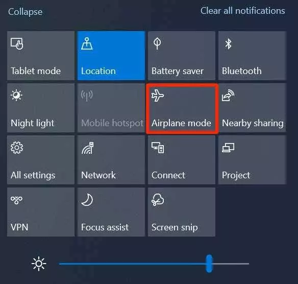 kích hoạt chế độ máy bay - Help Desk Geek Cách khắc phục Outlook bị kẹt khi tải ảnh hồ sơ 11