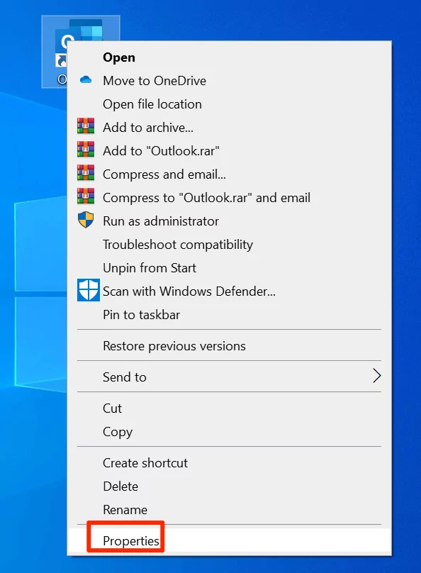 thuộc tính triển vọng - Help Desk Geek Cách khắc phục Outlook bị kẹt khi tải ảnh hồ sơ 16