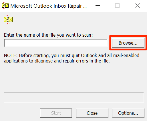 duyệt-outlook-file - Bộ phận trợ giúp Geek Cách khắc phục Outlook bị kẹt khi tải ảnh hồ sơ 19