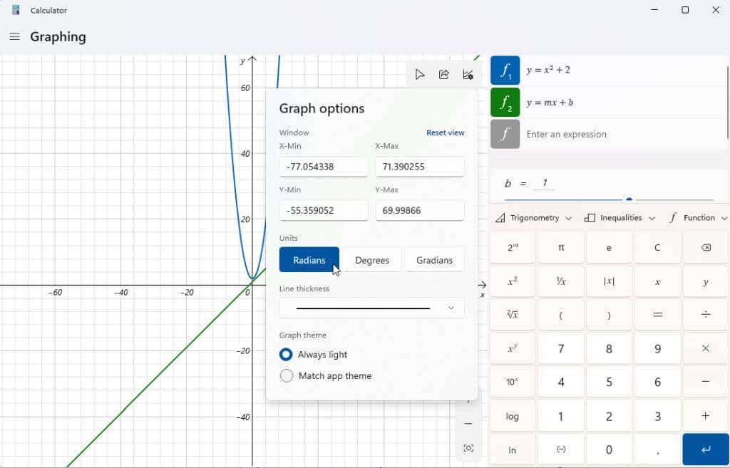 cách sử dụng-đồ thị-máy tính-in-windows-11-9-nén - Help Desk Geek Cách sử dụng Máy tính vẽ đồ thị trong Windows 11 ảnh 10