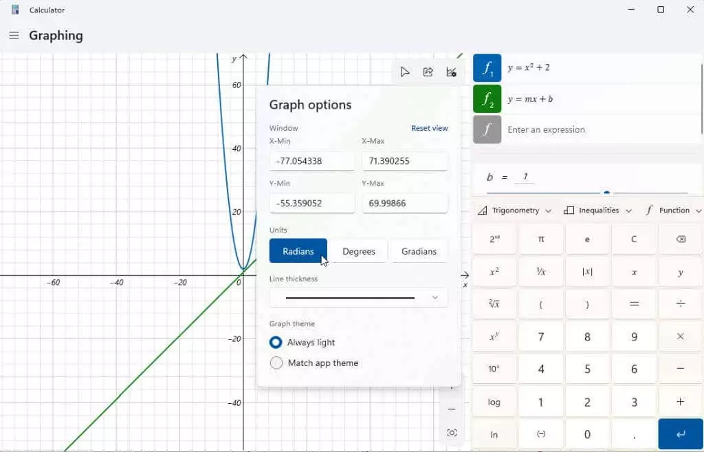 cách sử dụng-đồ thị-máy tính-in-windows-11-9-nén - Help Desk Geek Cách sử dụng Máy tính vẽ đồ thị trong Windows 11 ảnh 10