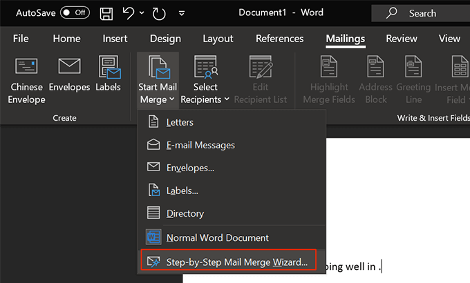 word-mail-merge - Bộ phận trợ giúp Geek Cách Tạo Thư Trộn Trong Microsoft Word ảnh 12