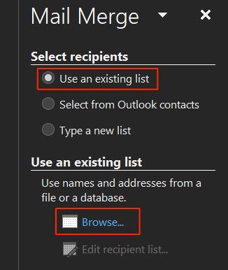 danh sách duyệt - Help Desk Geek Cách Tạo Thư Trộn Trong Microsoft Word Hình 15