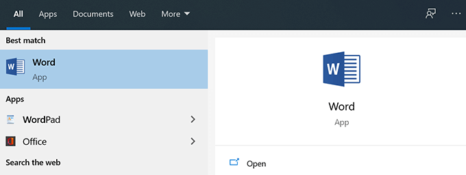 open-word-1 - Bộ phận trợ giúp Geek Cách hiển thị số từ trong Microsoft Word hình 2