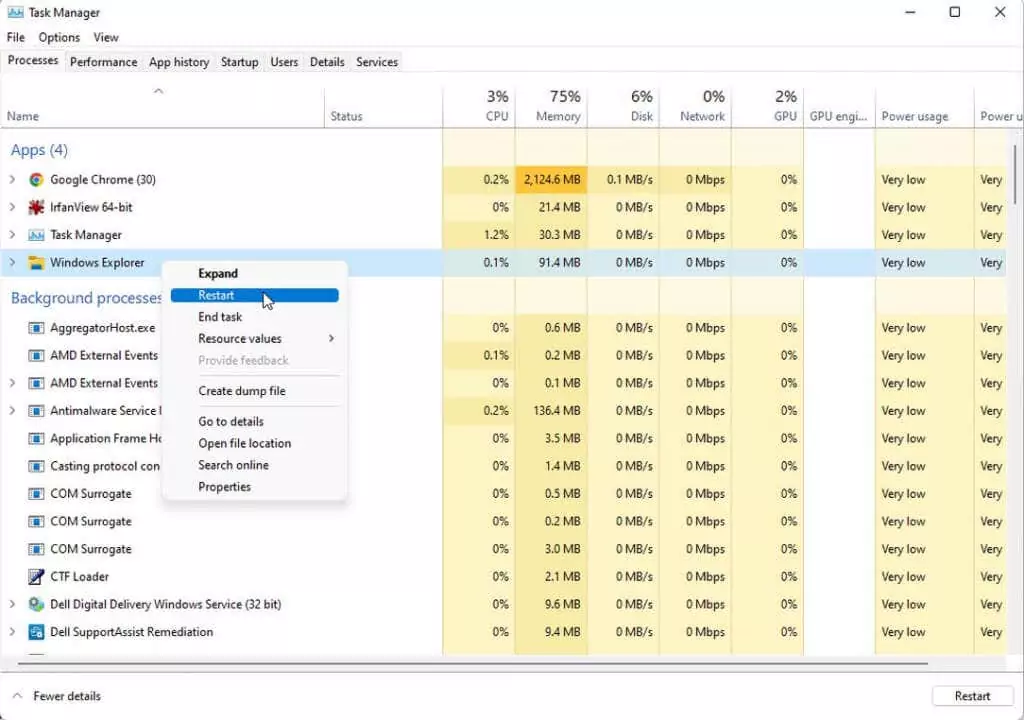 windows-11-widget-not-working-xx-things-to-try-5-nén - Bộ phận trợ giúp Geek Widget Windows 11 không hoạt động? 7 Điều Nên Thử Hình 6