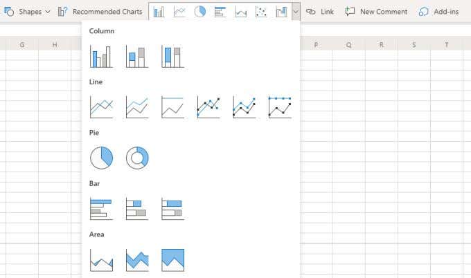 excel-online-chart - Bộ phận trợ giúp Geek Sự khác biệt giữa Microsoft Excel Online và Excel For Desktop hình 5