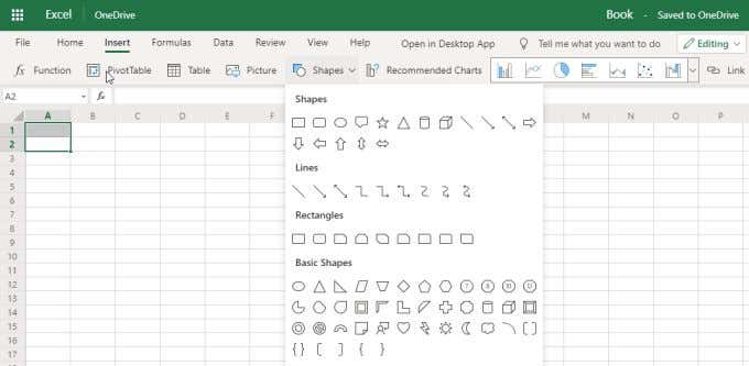 excel-online-insert-menu - Bộ phận trợ giúp Geek Sự khác biệt giữa Microsoft Excel Online và Excel For Desktop hình 4