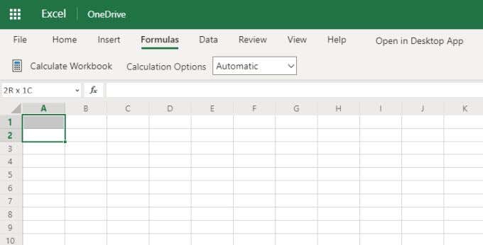 công thức excel trực tuyến - Help Desk Geek Sự khác biệt giữa Microsoft Excel Online và Excel For Desktop hình 7