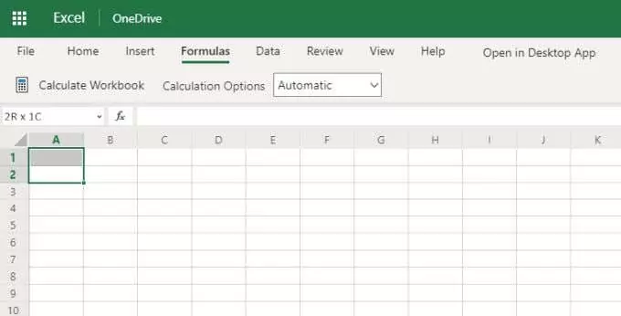 công thức excel trực tuyến - Help Desk Geek Sự khác biệt giữa Microsoft Excel Online và Excel For Desktop hình 7
