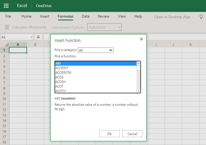 excel-online-công thức-tìm kiếm - Help Desk Geek Sự khác biệt giữa Microsoft Excel Online và Excel For Desktop hình 9