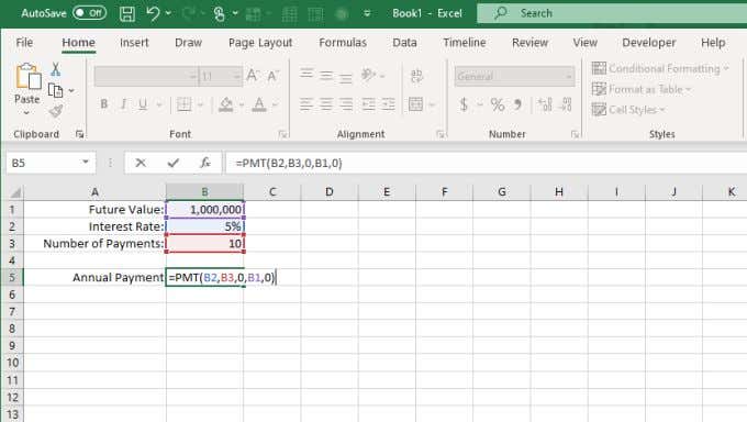annuity-pmt-example - Bộ phận trợ giúp Geek Cách Sử Dụng Hàm PMT Trong Excel Hình 5