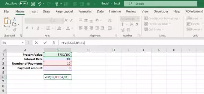 công thức fv - Người đam mê bộ phận trợ giúp Cách Sử Dụng Hàm PMT Trong Excel Hình 7
