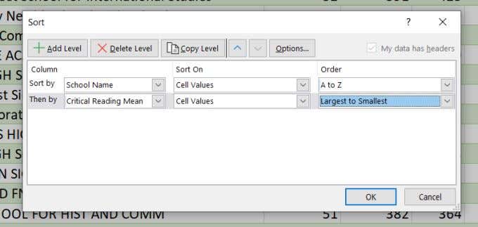 sắp xếp-hai-columns - Bàn trợ giúp Geek Cách sắp xếp theo thứ tự bảng chữ cái trong Excel hình 13
