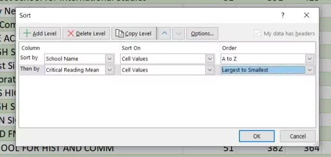sắp xếp-hai-columns - Bàn trợ giúp Geek Cách sắp xếp theo thứ tự bảng chữ cái trong Excel hình 13