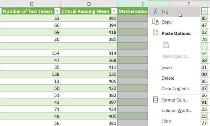 cột sao chép - Help Desk Geek Cách Di Chuyển Cột Trong Excel Hình 6