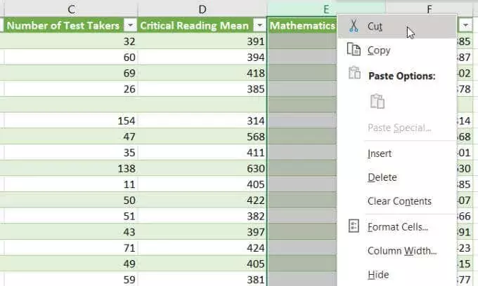 cột sao chép - Help Desk Geek Cách Di Chuyển Cột Trong Excel Hình 6