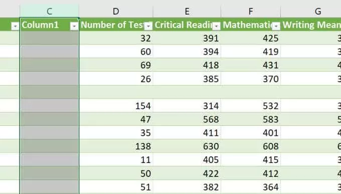 tạo-blank-column - Help Desk Geek Cách Di Chuyển Cột Trong Excel Hình 9