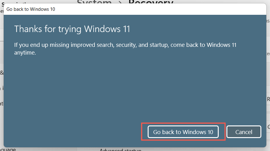 cách gỡ cài đặt-windows-11-and-roll-back-to-windows-10-9-nén - Help Desk Geek Cách gỡ cài đặt Windows 11 (và quay lại Windows 10) hình 9
