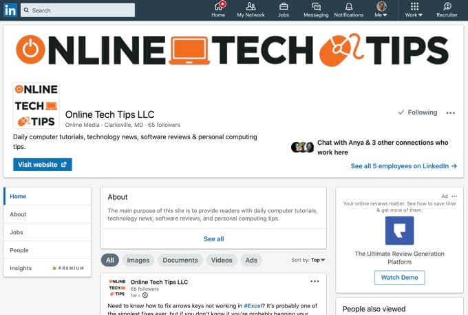 linkedin-1 - Mẹo công nghệ trực tuyến Thiết lập quyền hạn của bạn hình ảnh 4