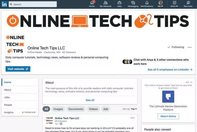 linkedin-1 - Mẹo công nghệ trực tuyến Thiết lập quyền hạn của bạn hình ảnh 4