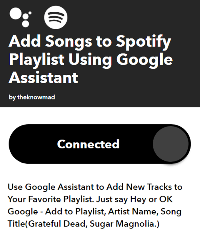 01AddSongstoSpotifyPlaylistSử dụngGoogle - Mẹo kỹ thuật trực tuyến 13 Applet IFTTT tốt nhất cho tự động hóa trực tuyến image