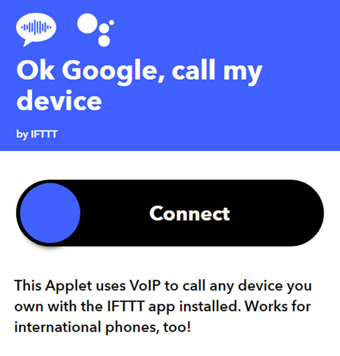 07OKGoogleCallMyDevice - Mẹo kỹ thuật trực tuyến 13 Applet IFTTT tốt nhất cho tự động hóa trực tuyến image 7