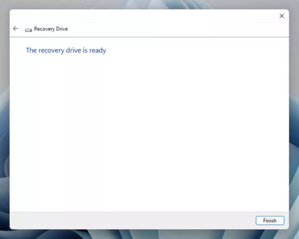 08-Hoàn tất-Tạo-Quy trình - Help Desk Geek Cách tạo và sử dụng image USB Recovery Windows 11 9