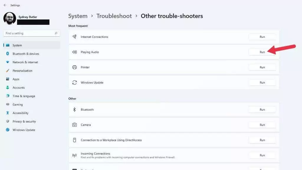 5-Tshoot3 - Người đam mê bộ phận trợ giúp Âm thanh Windows 11 không hoạt động? Cách sửa hình ảnh 5