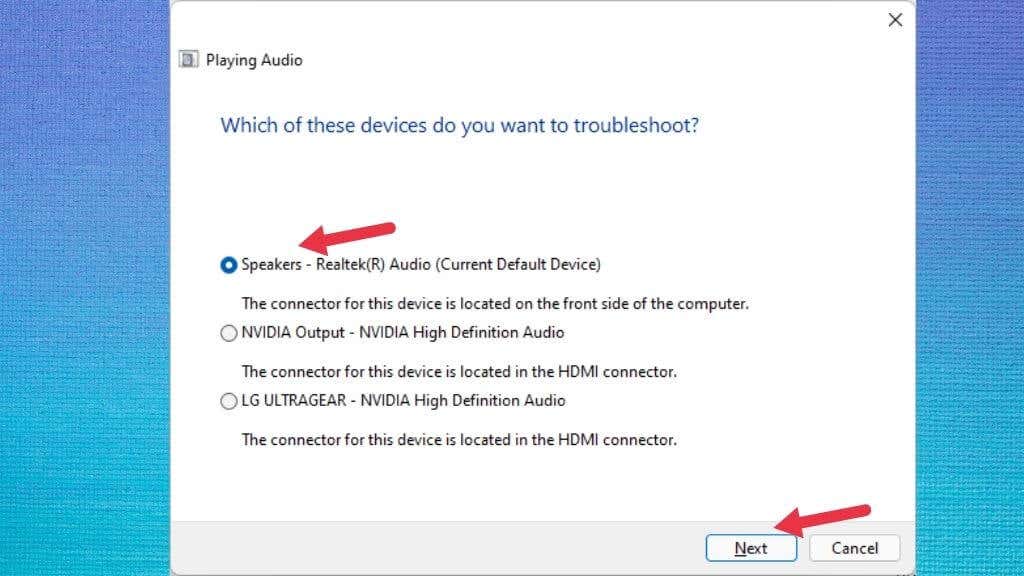 6-tshoot4 - Người đam mê bộ phận trợ giúp Âm thanh Windows 11 không hoạt động? Cách sửa ảnh 6