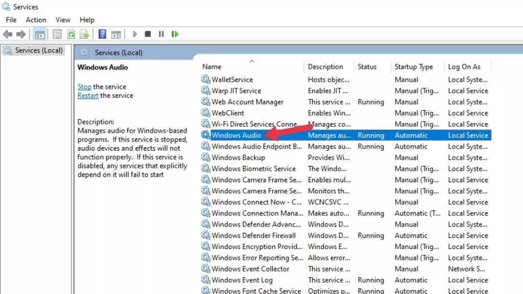 15-Services-2 - Người đam mê bộ phận trợ giúp Âm thanh Windows 11 không hoạt động? Cách sửa ảnh 15