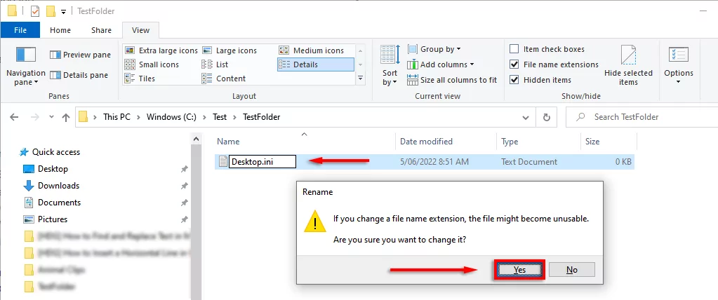 image-19 - Help Desk Geek Tệp Windows Desktop.ini là gì và tôi có thể xóa nó không? hình ảnh 10