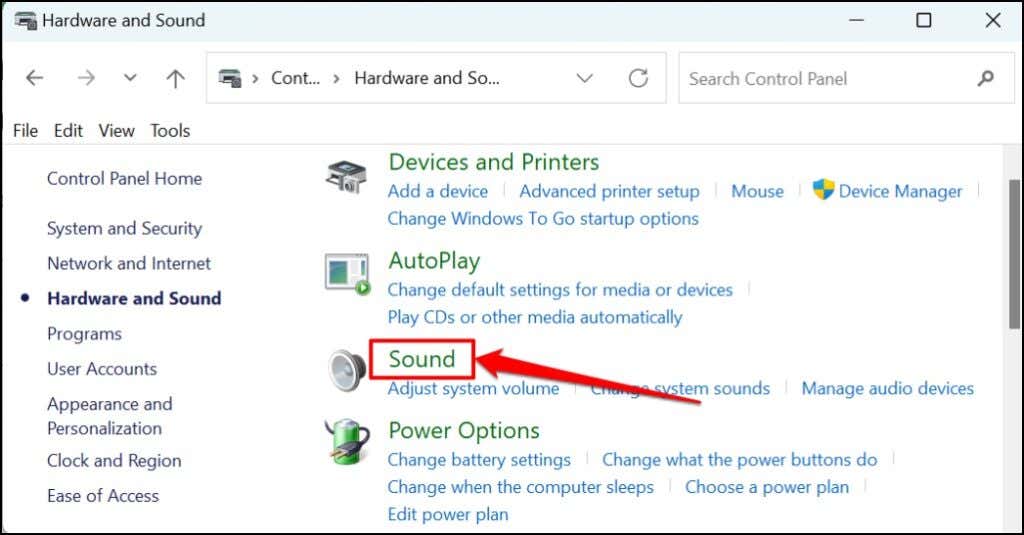 09-windows-control-panel-sound-settings-01 - Bộ phận trợ giúp Geek Tai nghe không hoạt động trên Windows 11? 10 Cách khắc phục Hãy thử hình ảnh 9