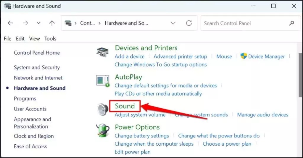09-windows-control-panel-sound-settings-01 - Bộ phận trợ giúp Geek Tai nghe không hoạt động trên Windows 11? 10 Cách khắc phục Hãy thử hình ảnh 9