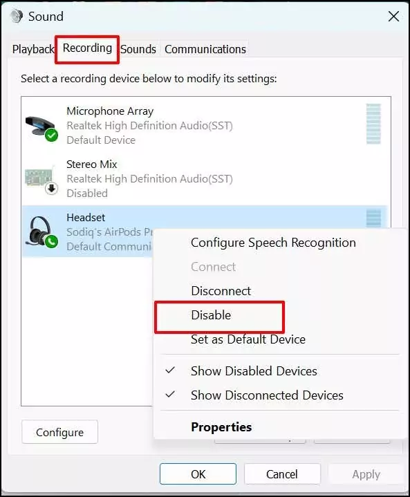 27-fix-windows-11-tai nghe-không hoạt động - Help Desk Geek Tai nghe không hoạt động trên Windows 11? 10 Cách khắc phục Hãy thử hình 28